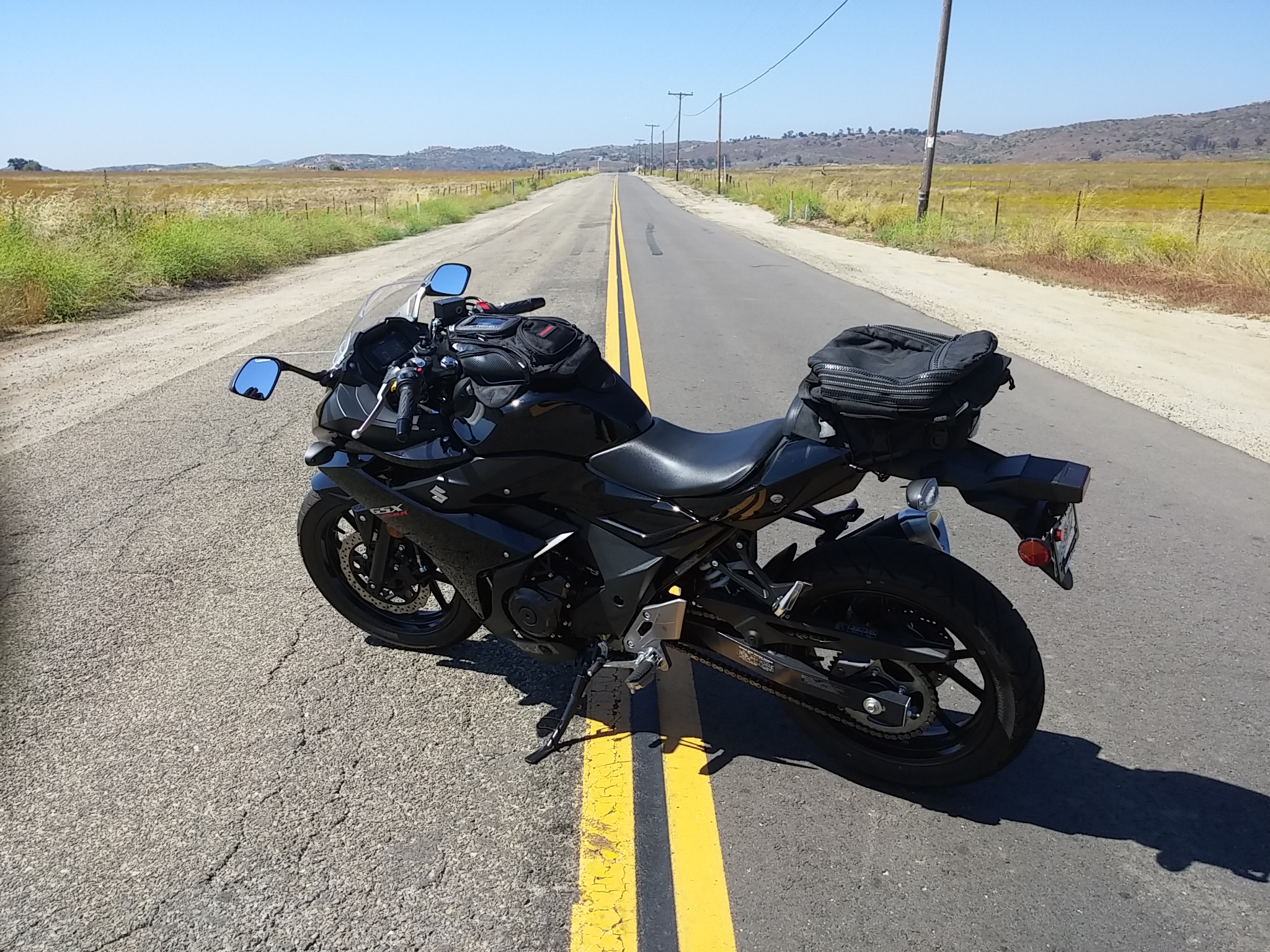 2018 SUZUKI GSXR250 in the SOCAL mountains