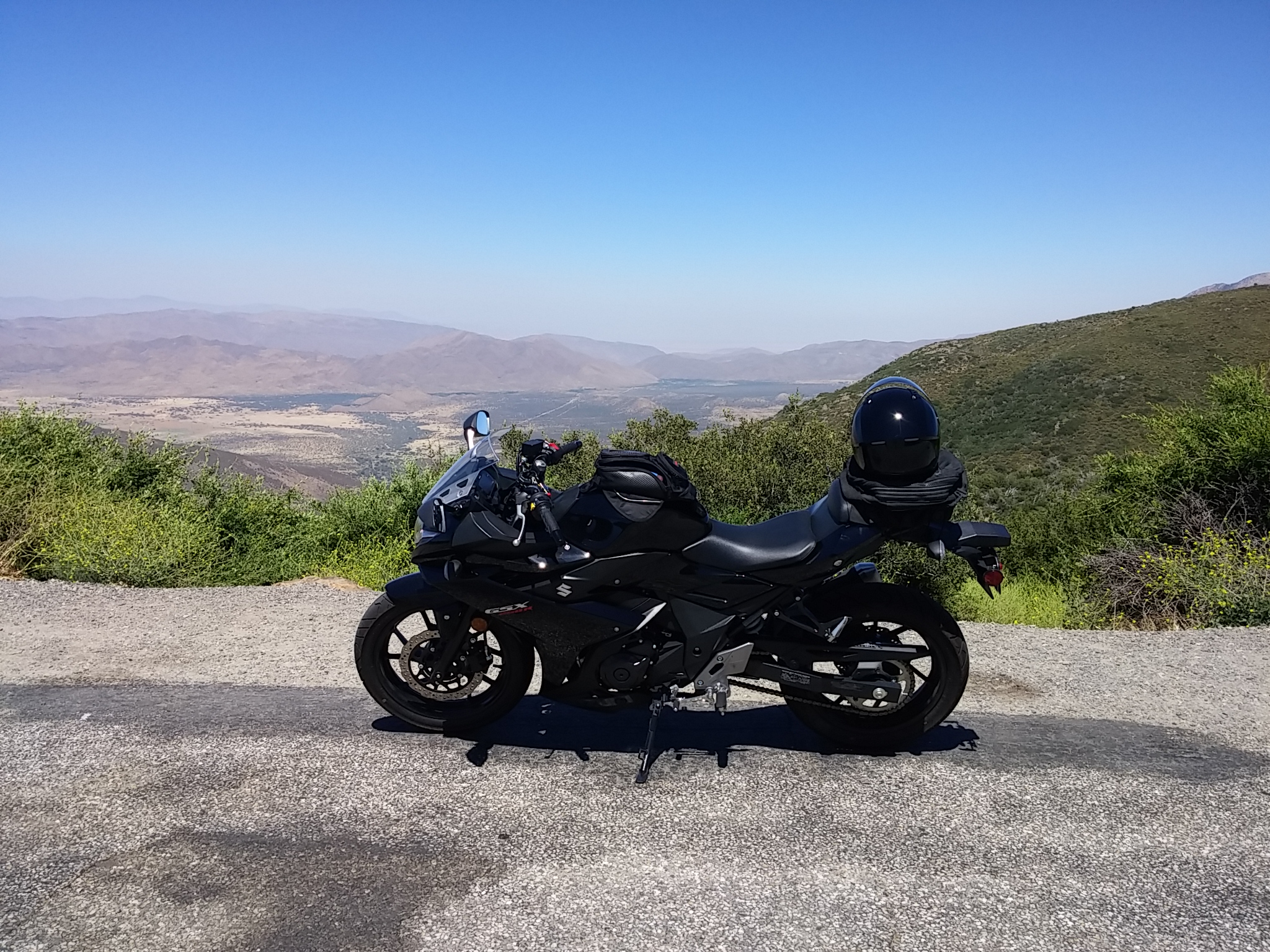 2018 SUZUKI GSXR250 in the SOCAL mountains